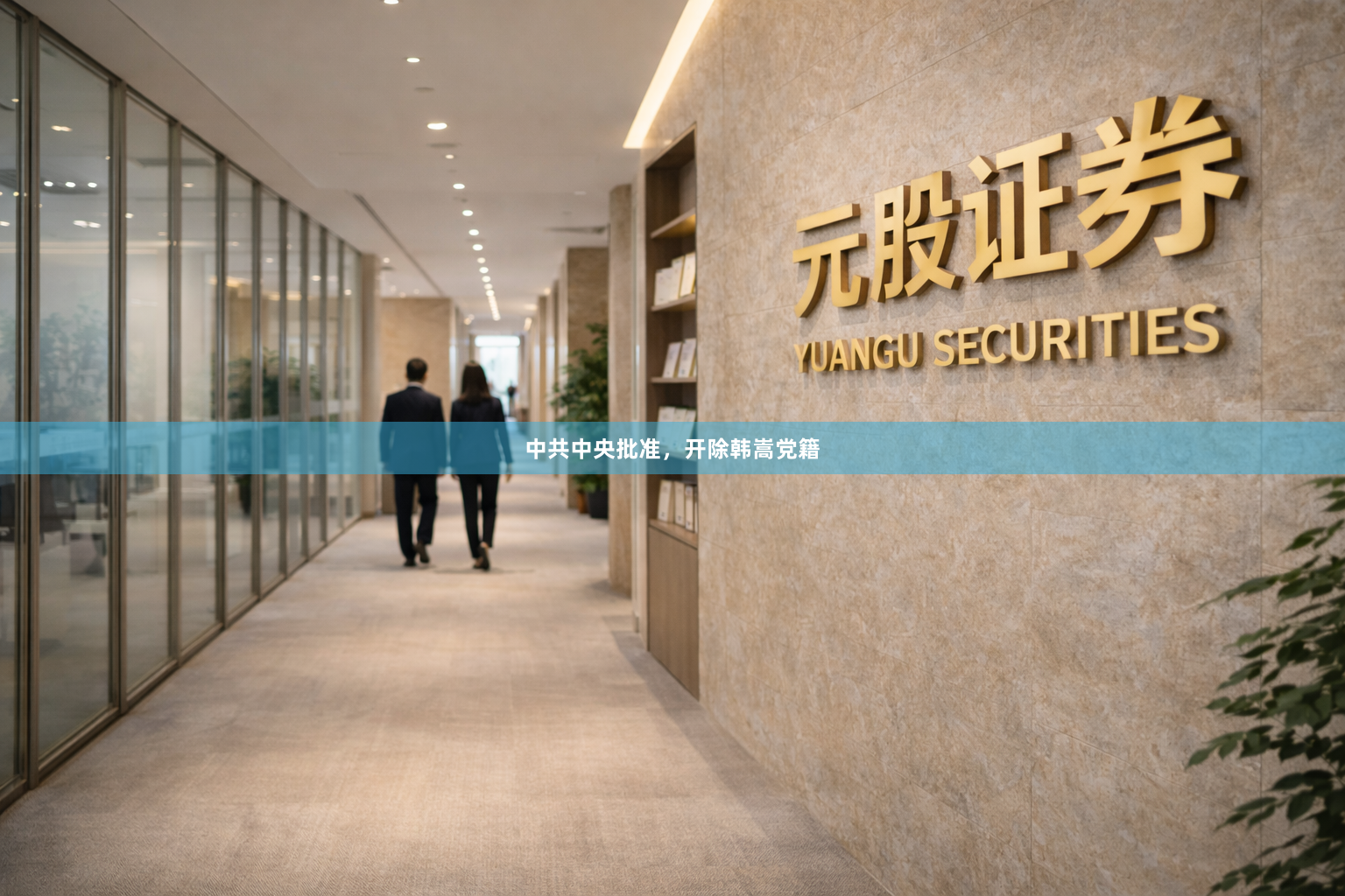中共中央批准，开除韩嵩党籍